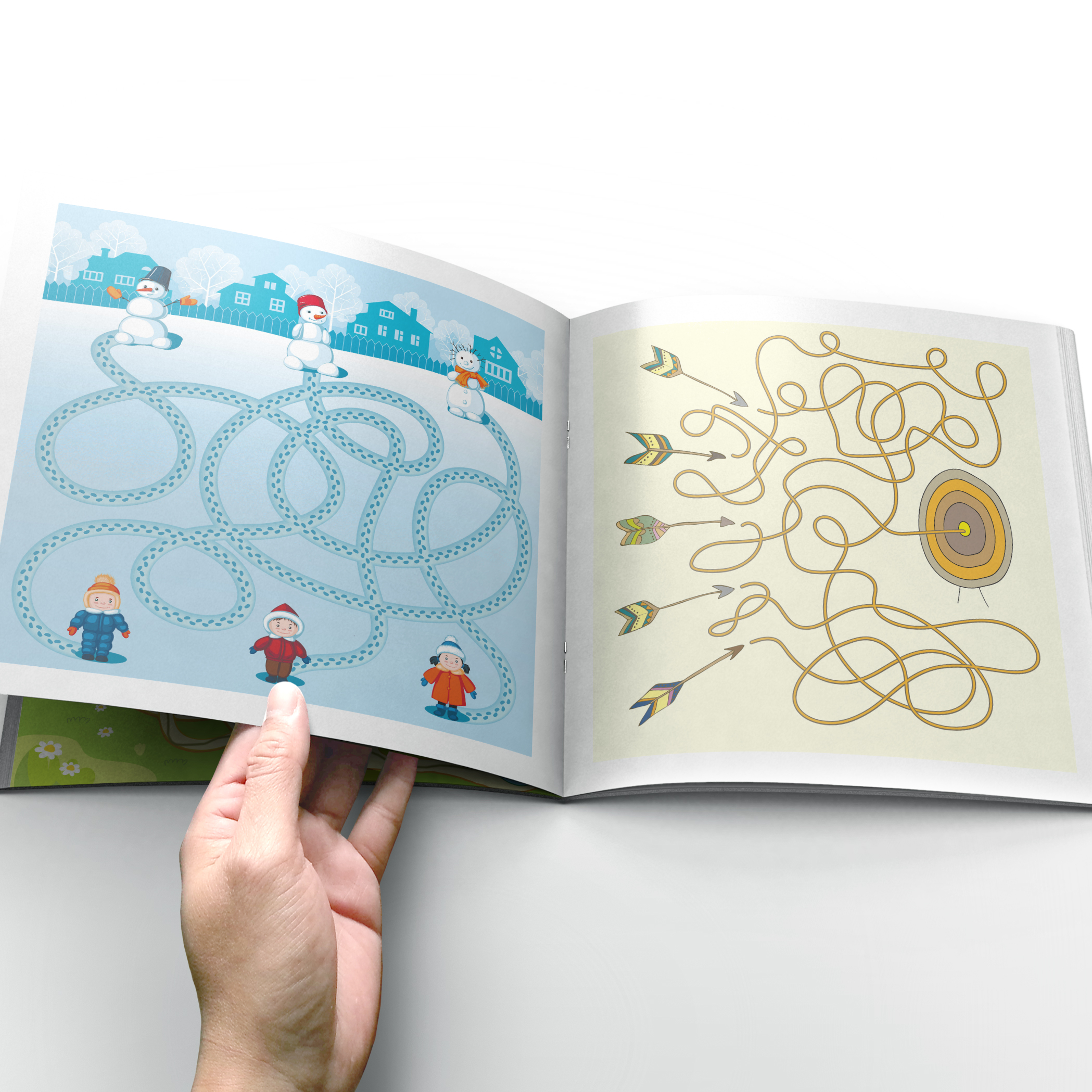 Kids Education And You - Interactive Maze Puzzle Book for Kids: