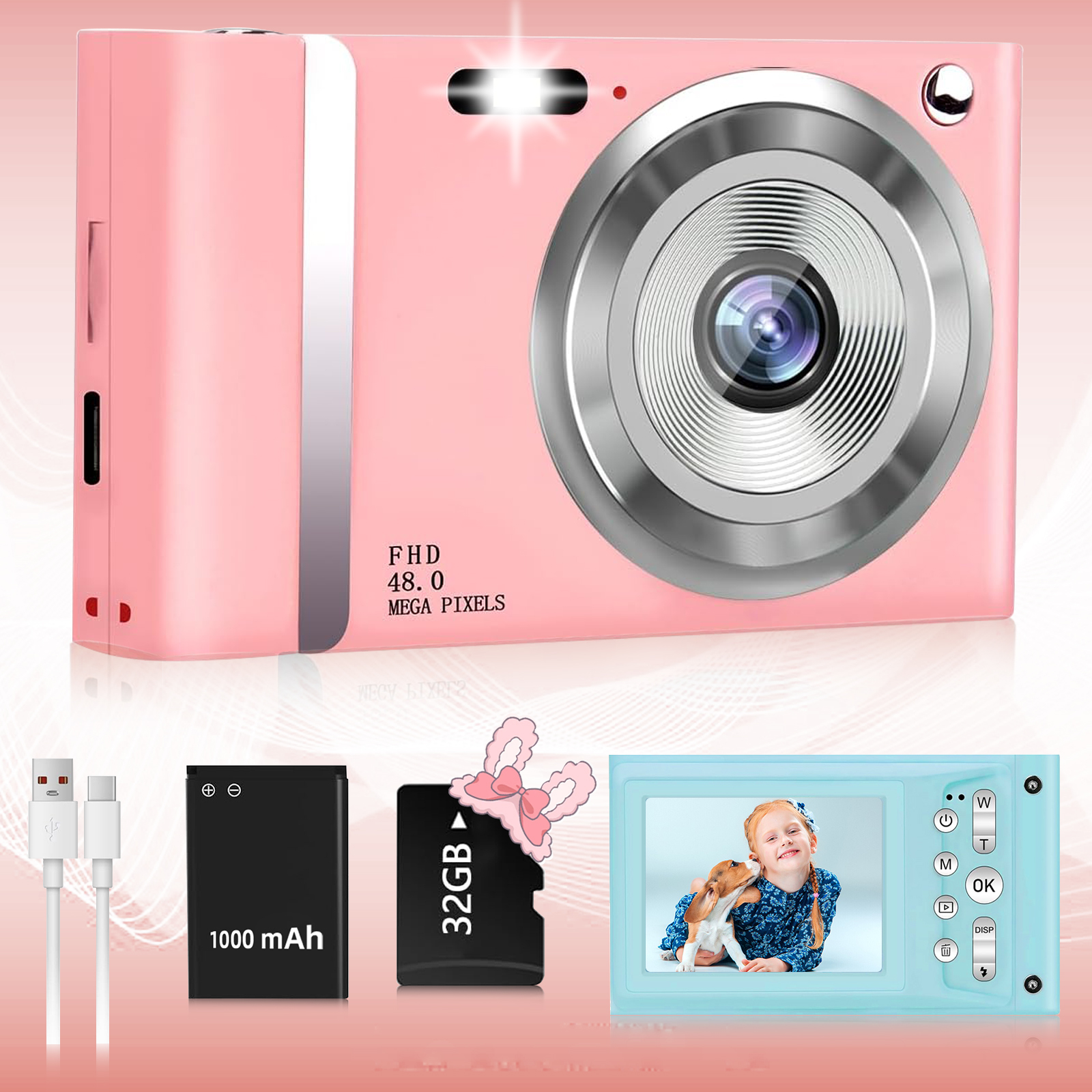 Kids Education News - HD 1080P 2.4 inch digital Camera