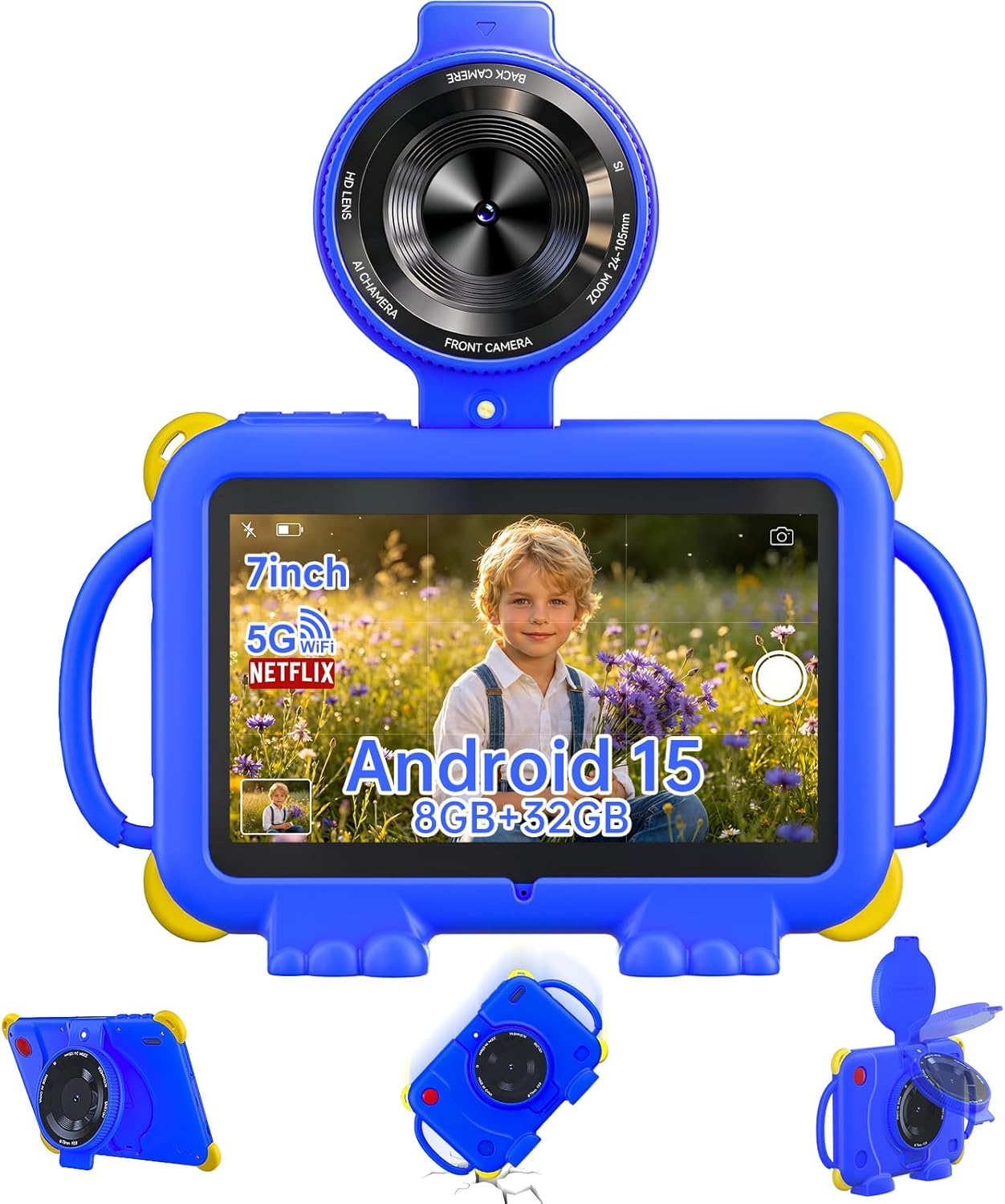 Kids Education And You - Tablet for Kids 7Inch IPS Display,