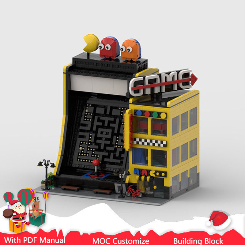 Kids Education Center - Hot 2339 PCS MOC Modular Arcade