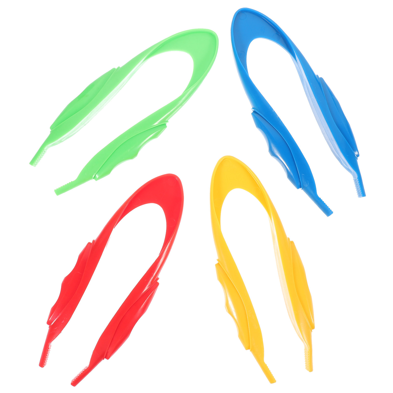 Kids Education Design - 4Pcs Kids Tweezers Plastic Ergonomic Design