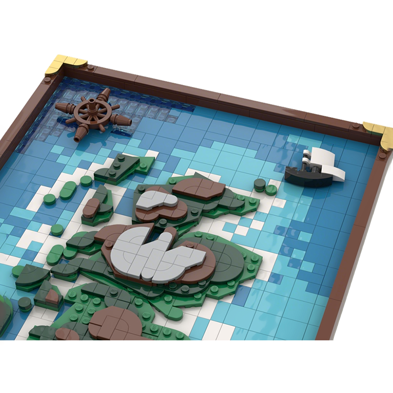 1509pcs MOC Topographic Map Th - Kingdom Kids Education recension och pris