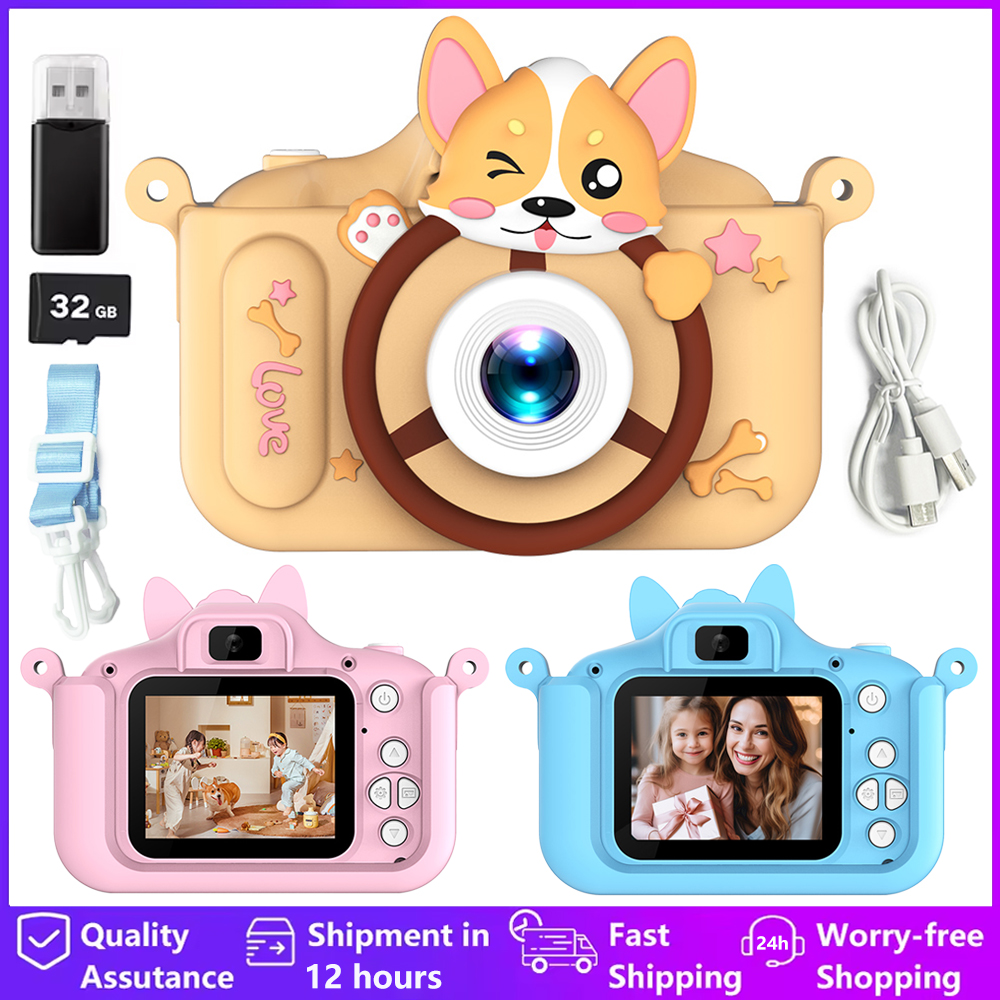 1080P HD Kids Camera Toys 2-In - Kids Education News recension och pris