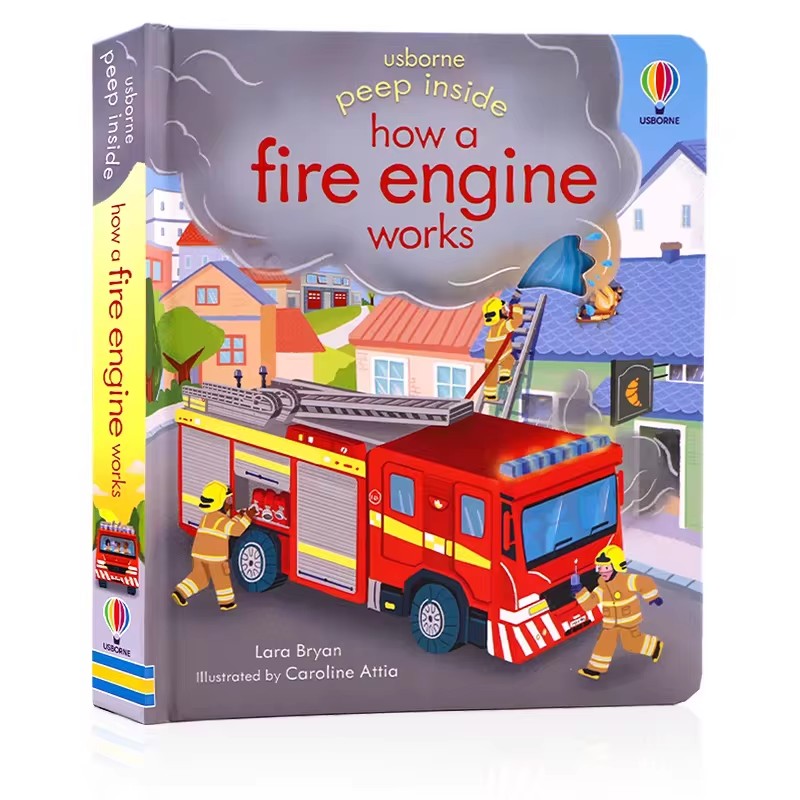 Usborne Peep Inside How A Fire - Kids Education And You recension och pris