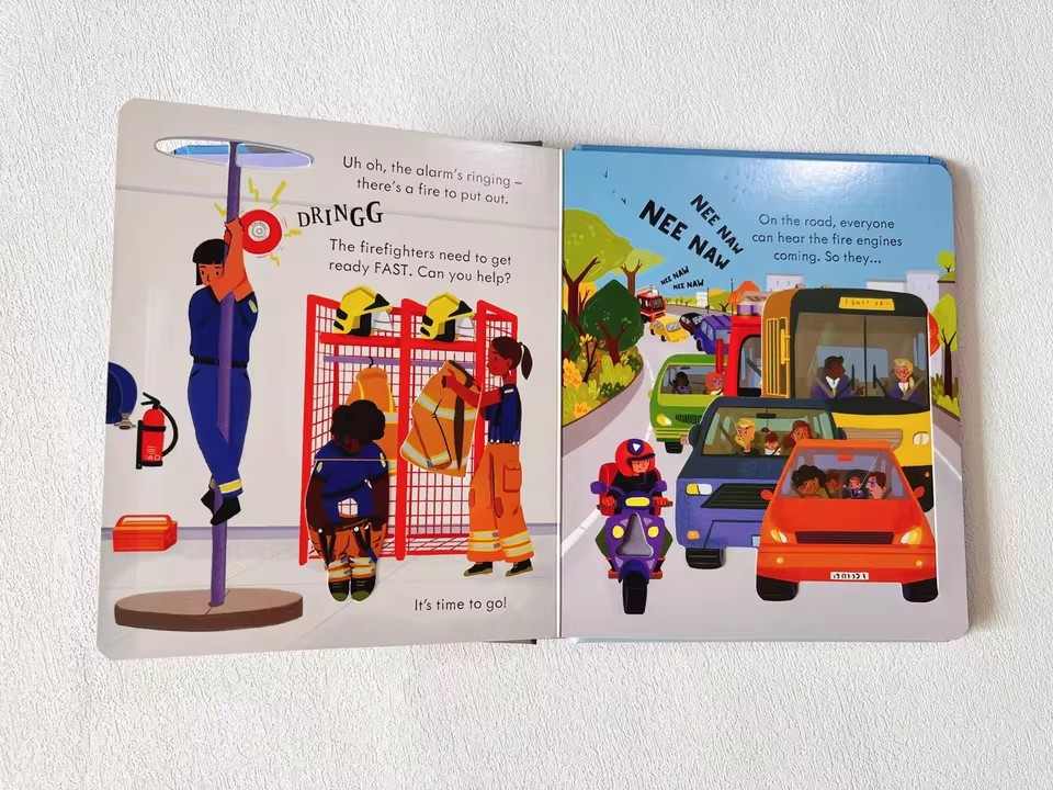 Usborne Peep Inside How A Fire - Kids Education And You recension och pris