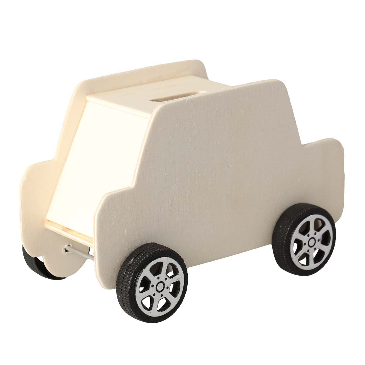 Wooden Car Piggy Bank DIY Colo - Kids Education Savings recension och pris