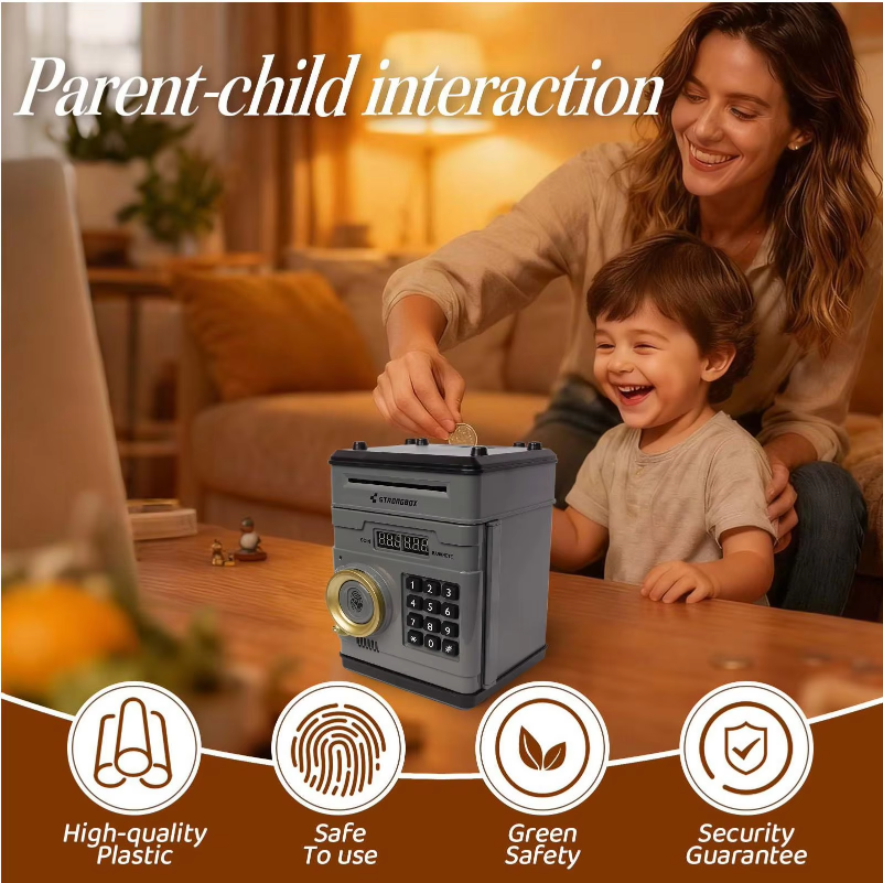 Electronic Money Bank Safe Box - Kids Education Savings recension och pris