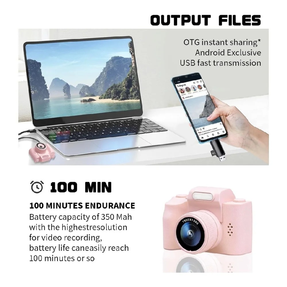 HD 1080P Mini Digital Camera P - Kids Education News recension och pris