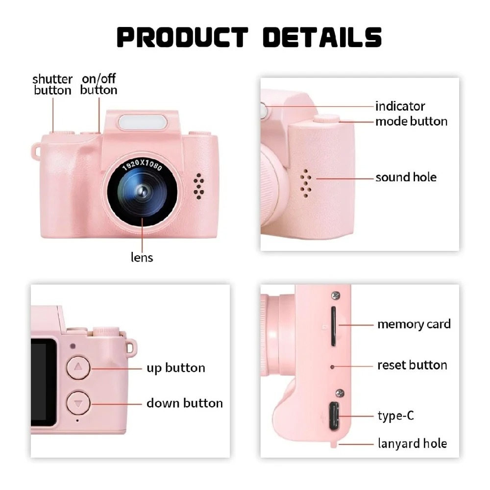 HD 1080P Mini Digital Camera P - Kids Education News recension och pris