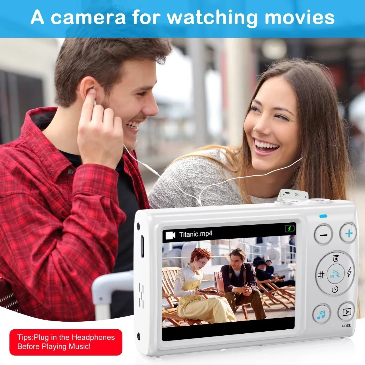 64MP 4K Digital Camera MP3 Pla - Kids Education News recension och pris