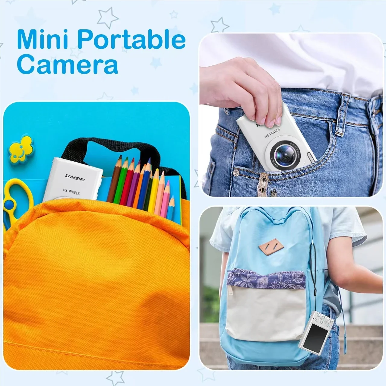 64MP 4K Digital Camera MP3 Pla - Kids Education News recension och pris