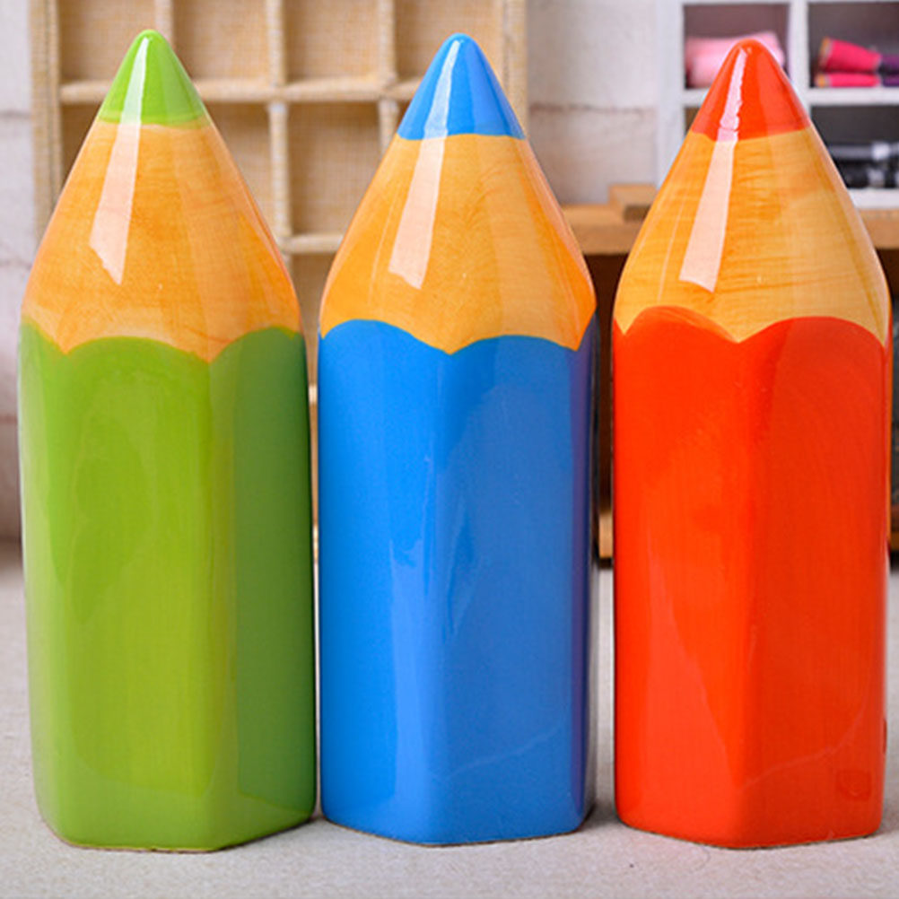 Ceramic Pencil Piggy Bank Kids - Kids Education Savings recension och pris