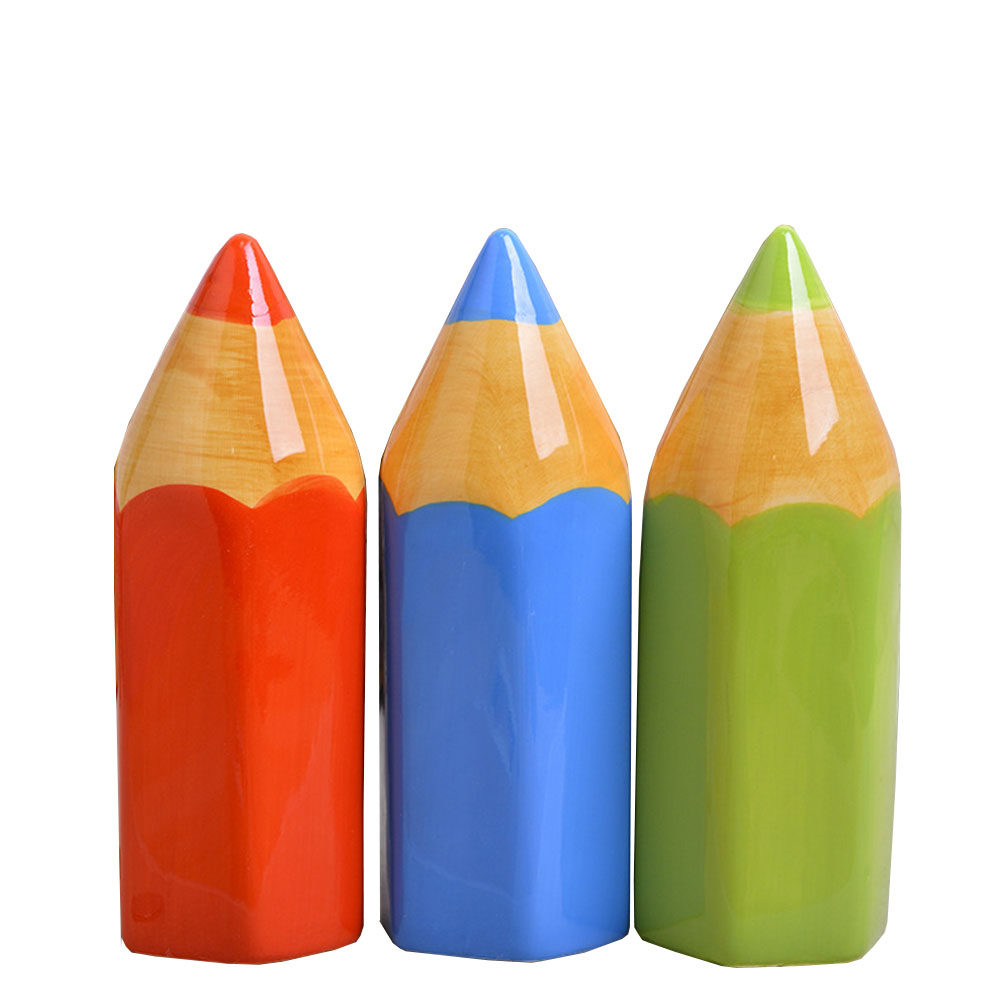 Ceramic Pencil Piggy Bank Kids - Kids Education Savings recension och pris