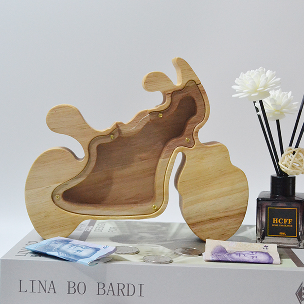 Wooden Animal Alphabet Piggy B - Kids Education Savings recension och pris