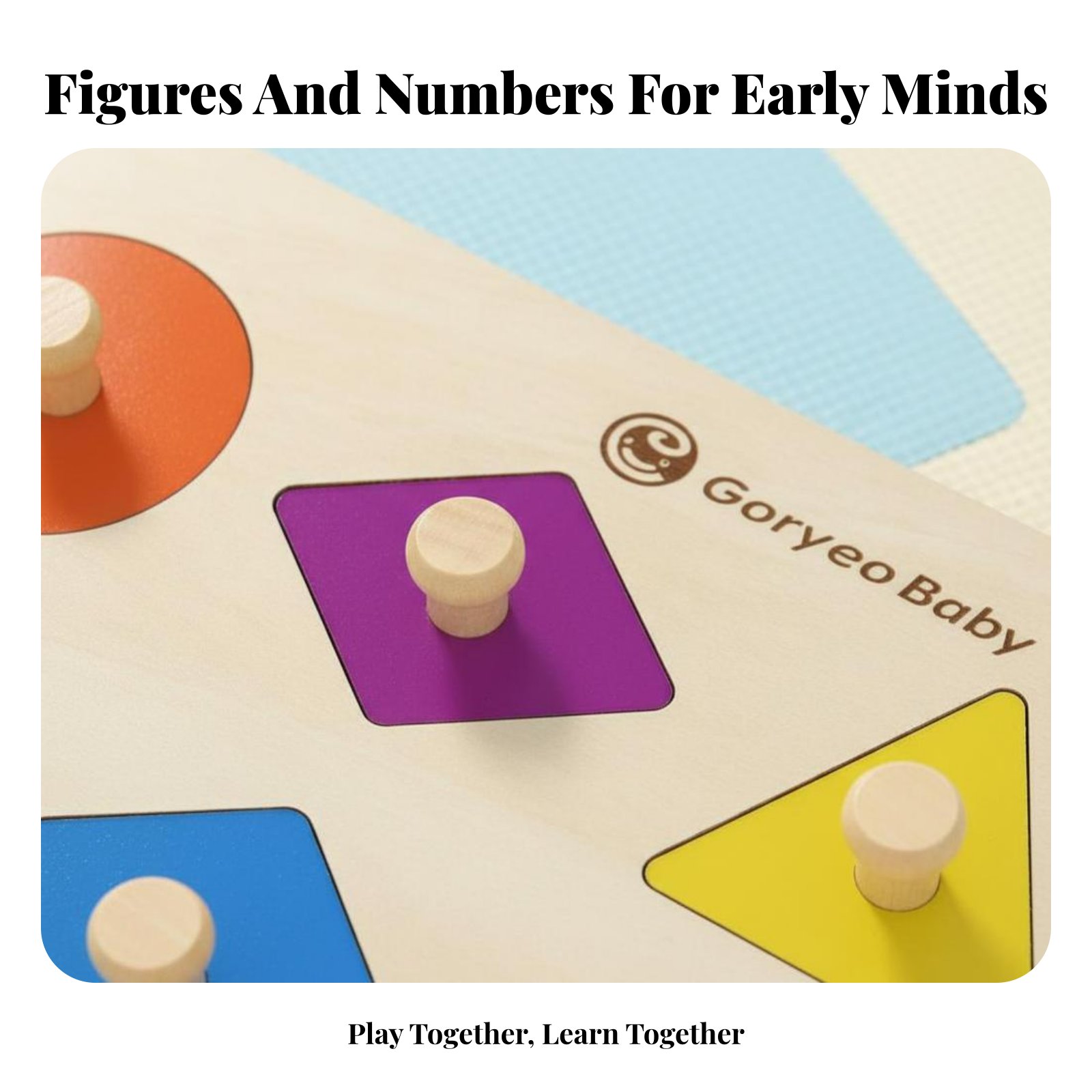 Number Game Board, Wooden Shap - Kids Education And You recension och pris