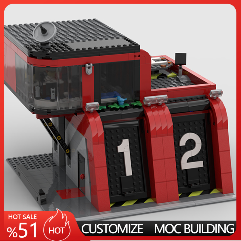 925 PCS City Street Fire Stati - Kids Education Design recension och pris