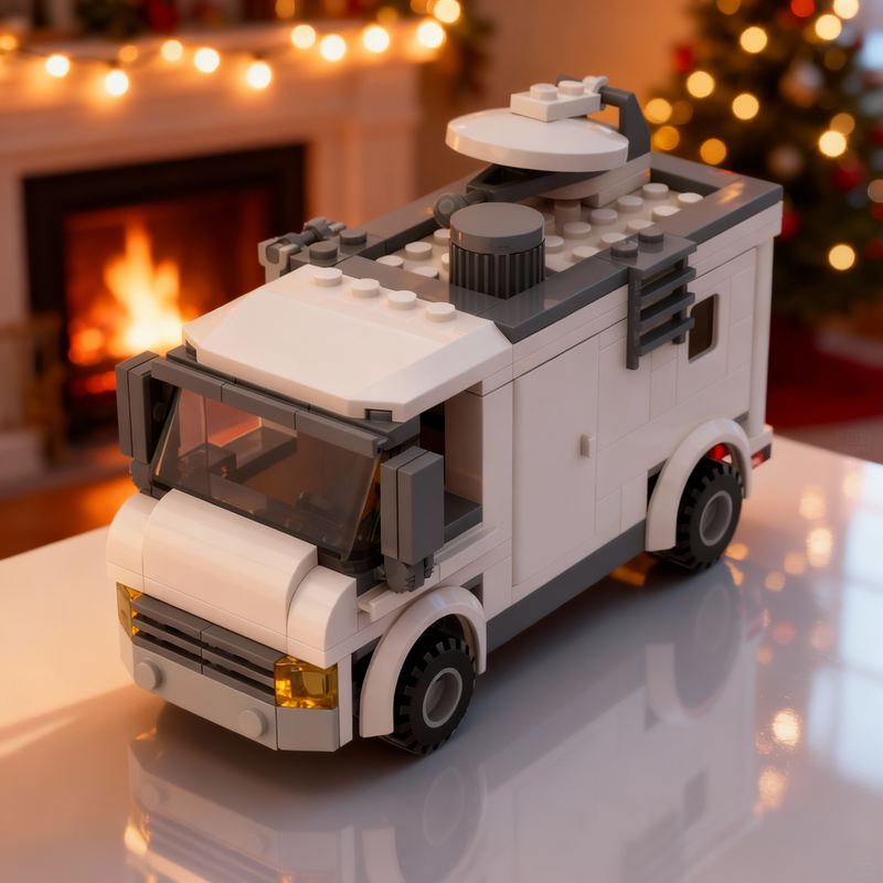 152pcs MOC News Van City Traff - Kids Education News recension och pris