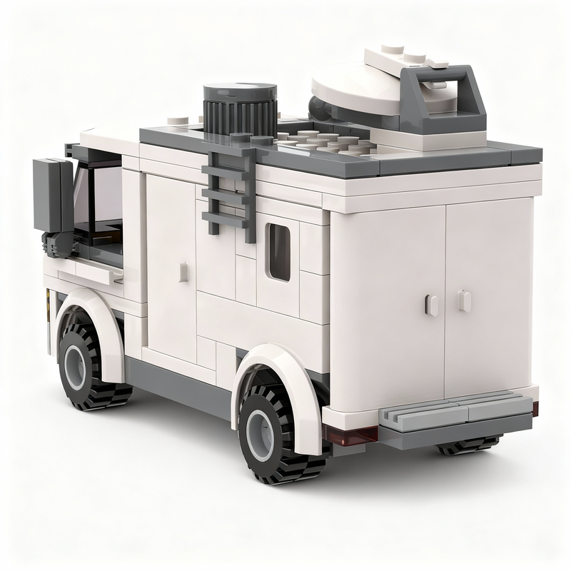152pcs MOC News Van City Traff - Kids Education News recension och pris