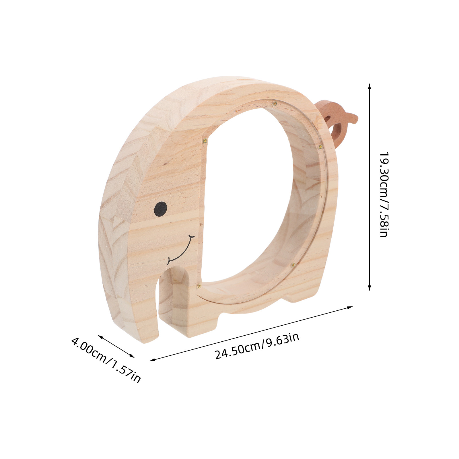 Children's Wooden Elephant Mon - Kids Education Savings recension och pris