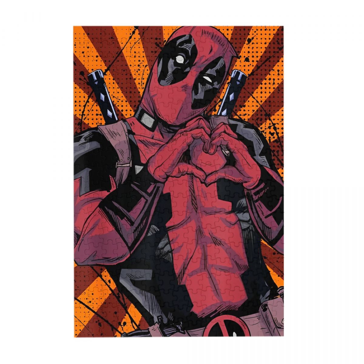 Deadpool Heart Hands Wooden Pu - Kingdom Kids Education recension och pris