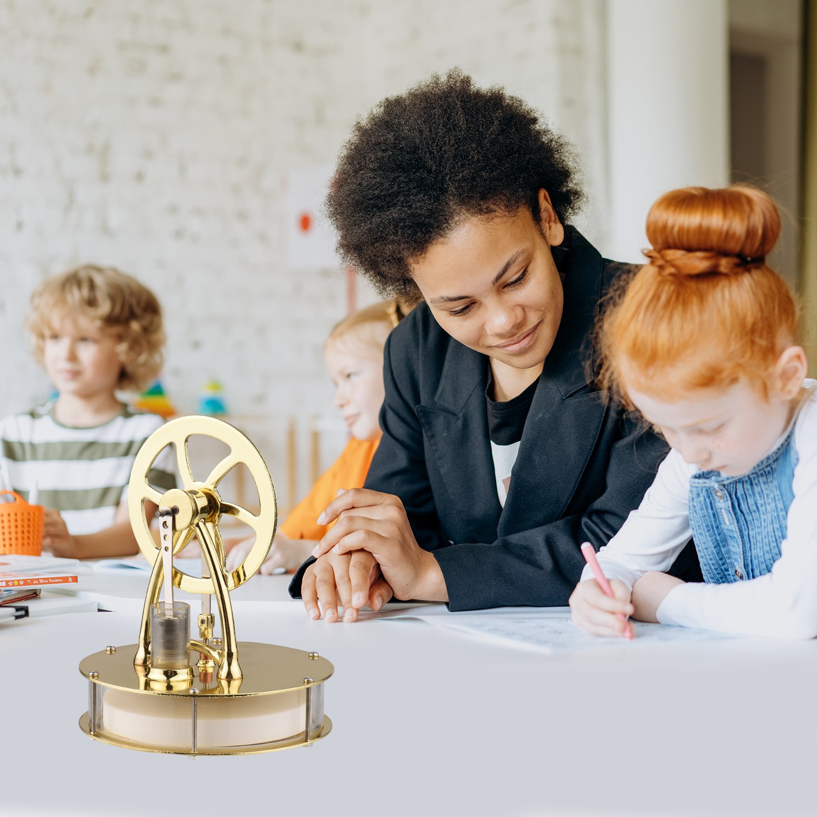 New Low Temperature Stirling E - Kids Education Design recension och pris