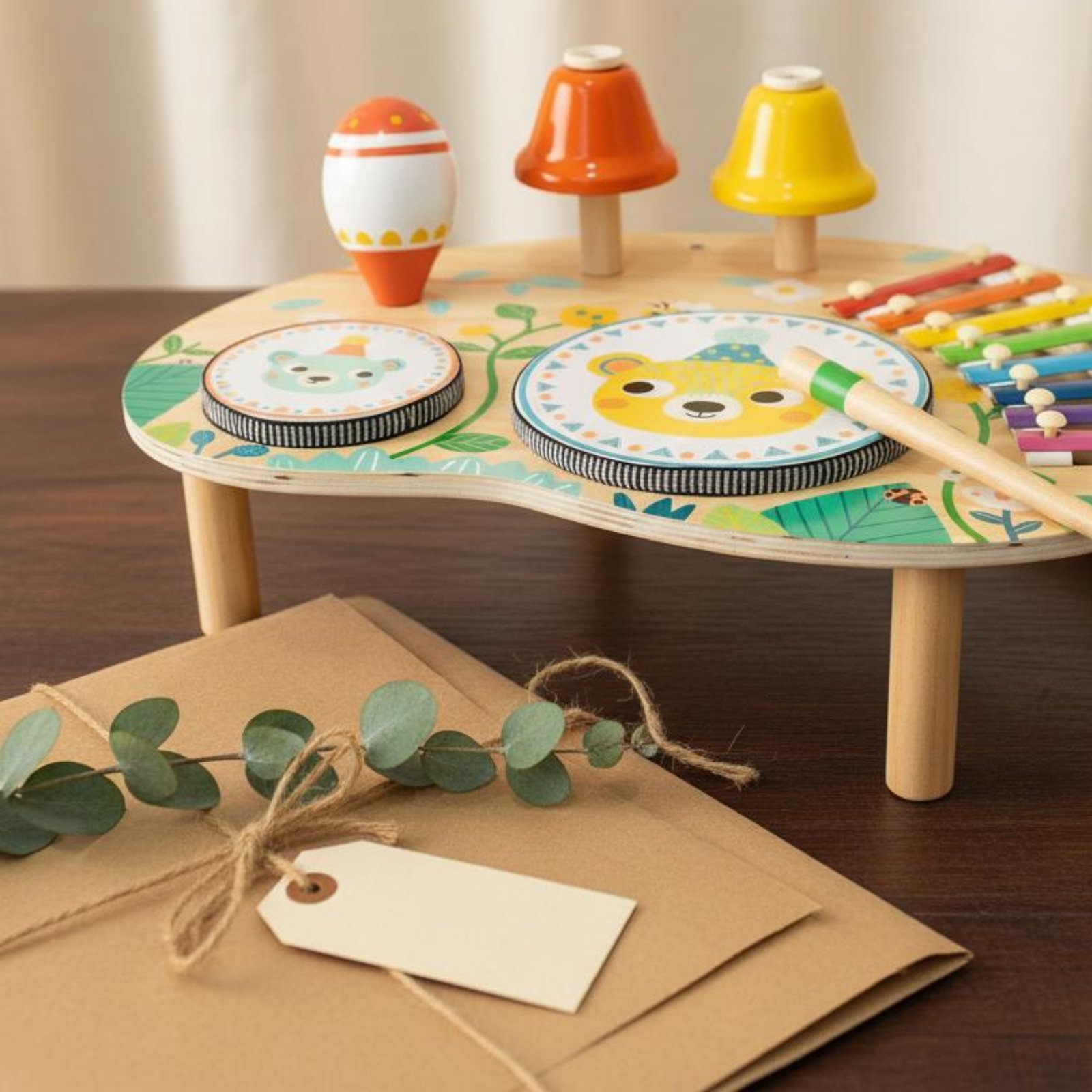 Wooden Music Activity Table Ed - Kids Education Center recension och pris