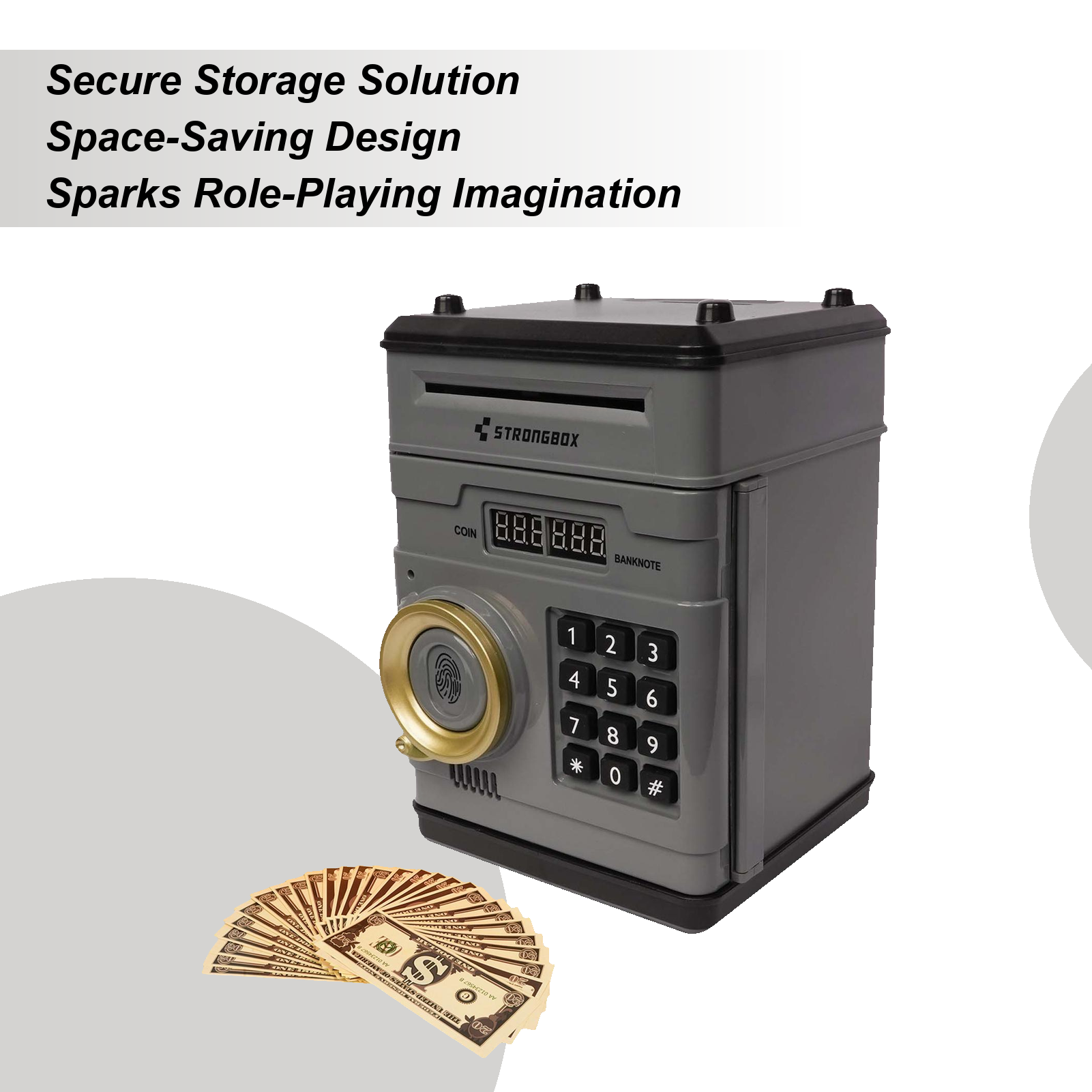 Electronic Money Bank Safe Box - Kids Education Savings recension och pris