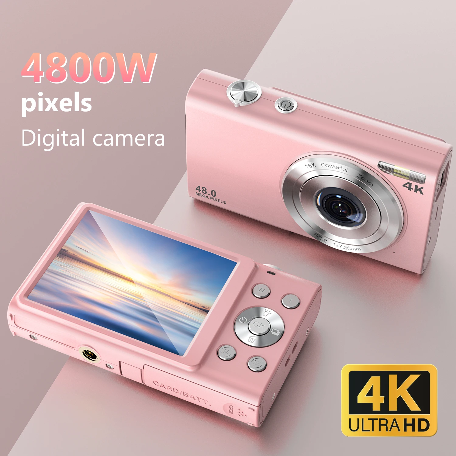4K Digital Camera HD 48MP Auto - Kids Education News recension och pris