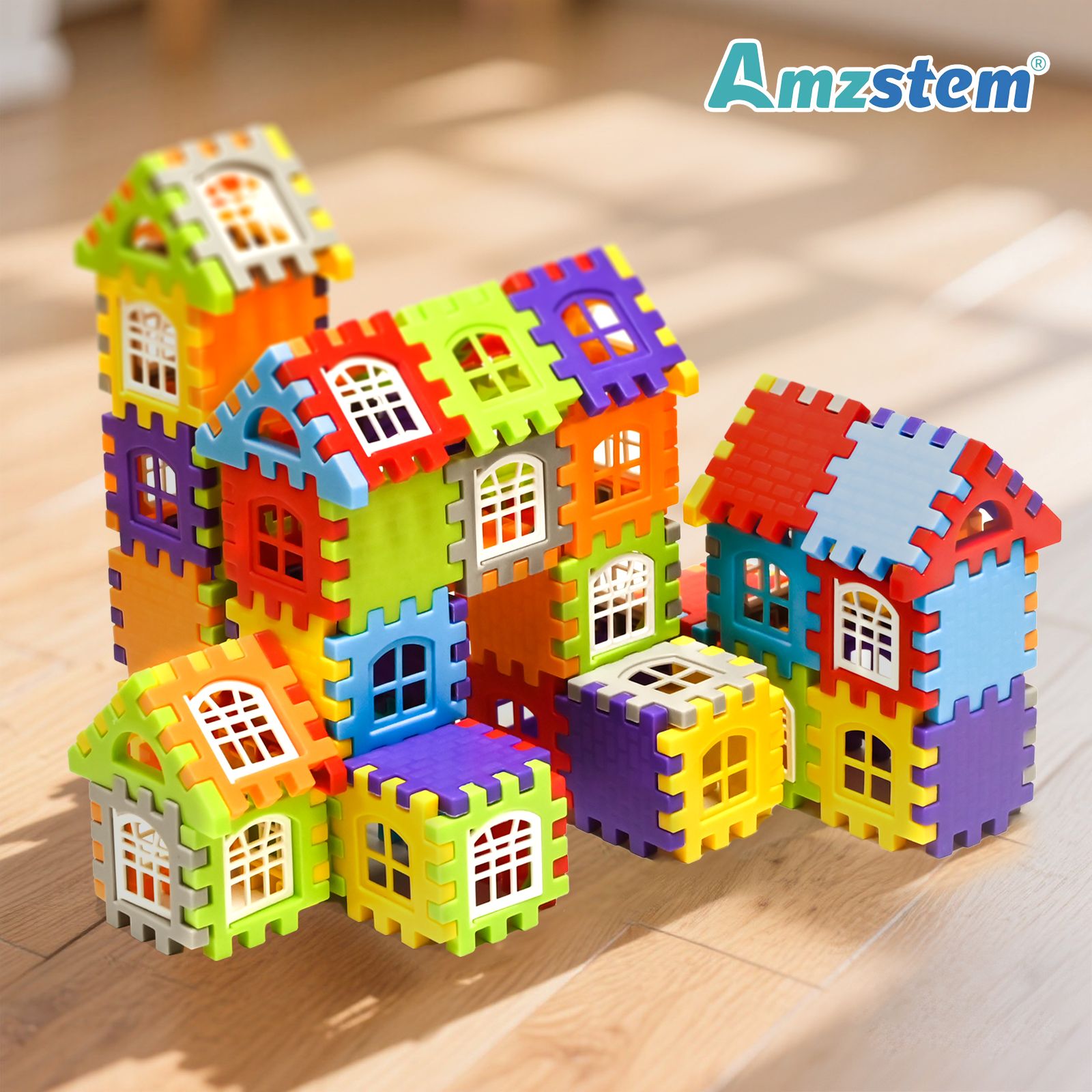 140-25PCS Large House Building - Kids Education Design recension och pris