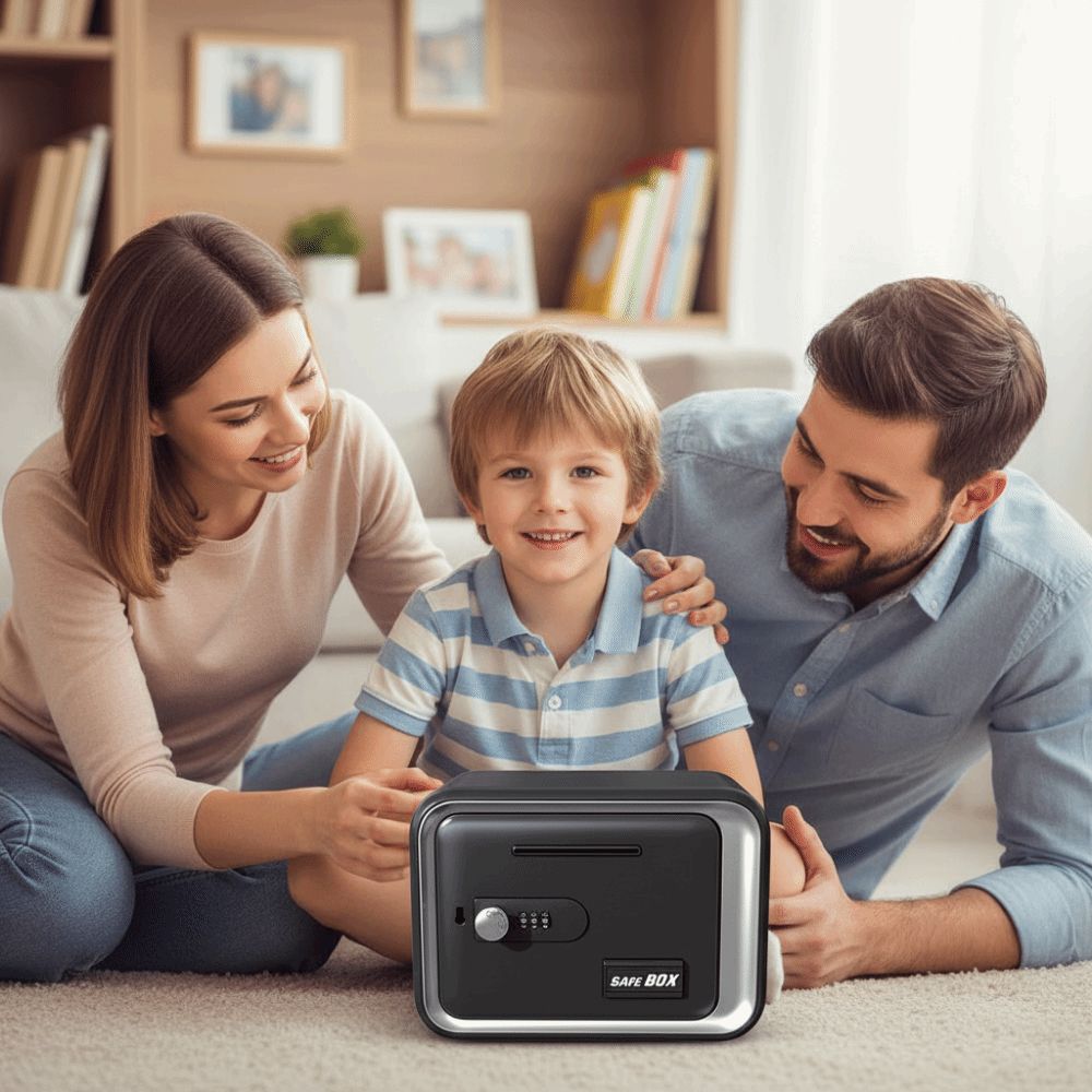 Password Lock Kids Piggy Bank  - Kids Education Savings recension och pris